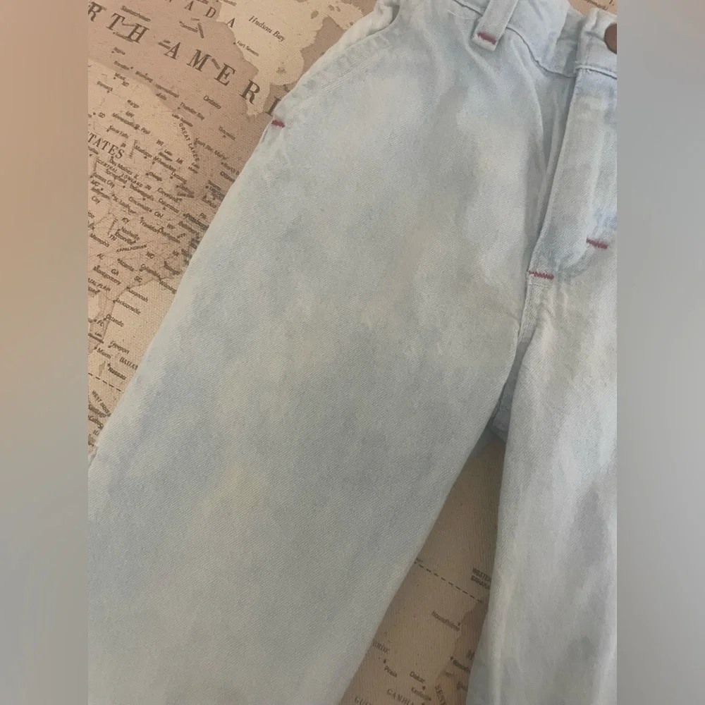 Oshkosh B’gosh Vintage Made in USA Light Blue Denim Pant Size 2